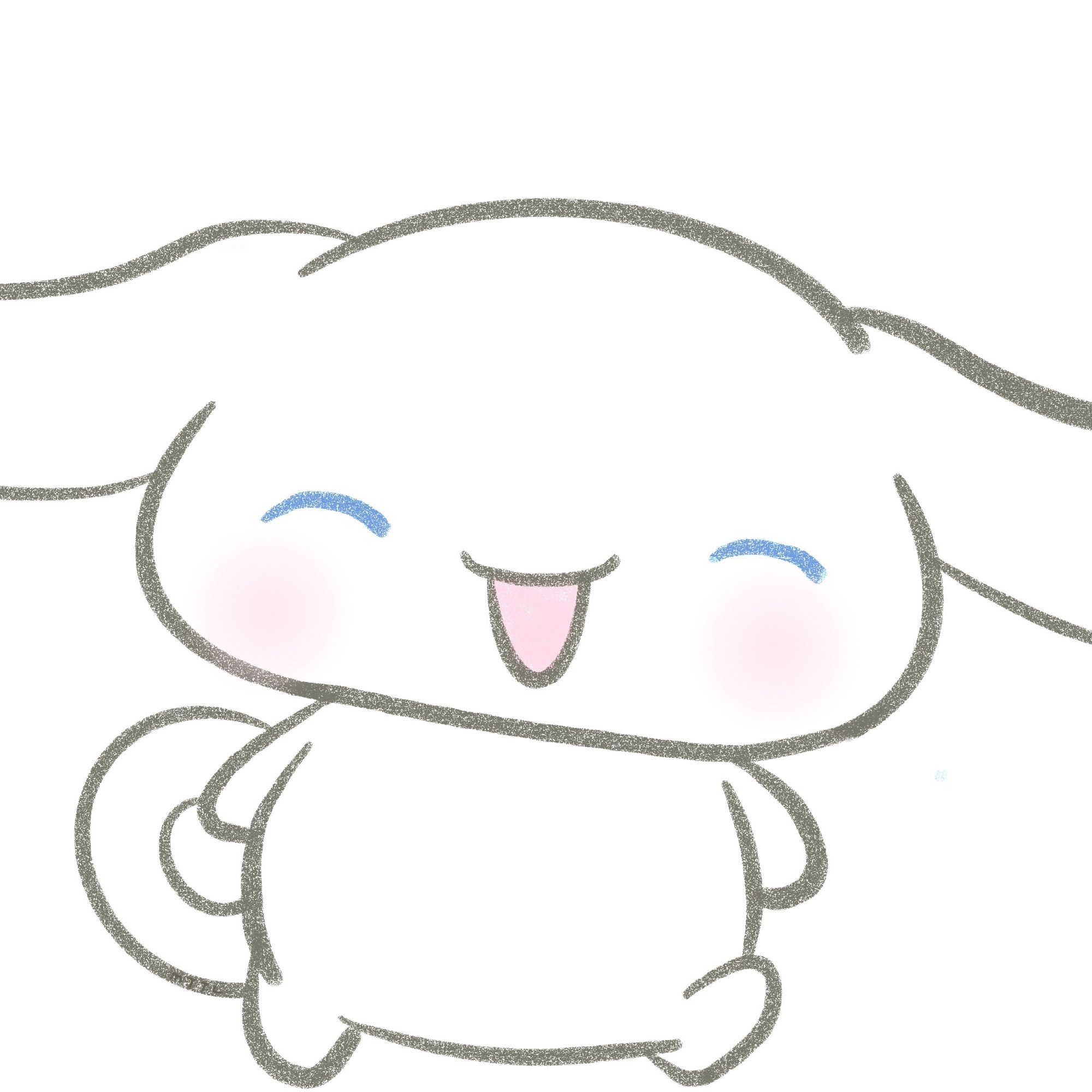 手绘可爱玉桂狗微信头像