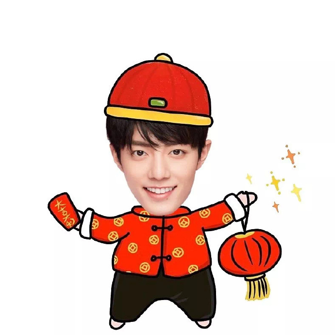 爱豆喜庆过新年微信头像 ​​​​