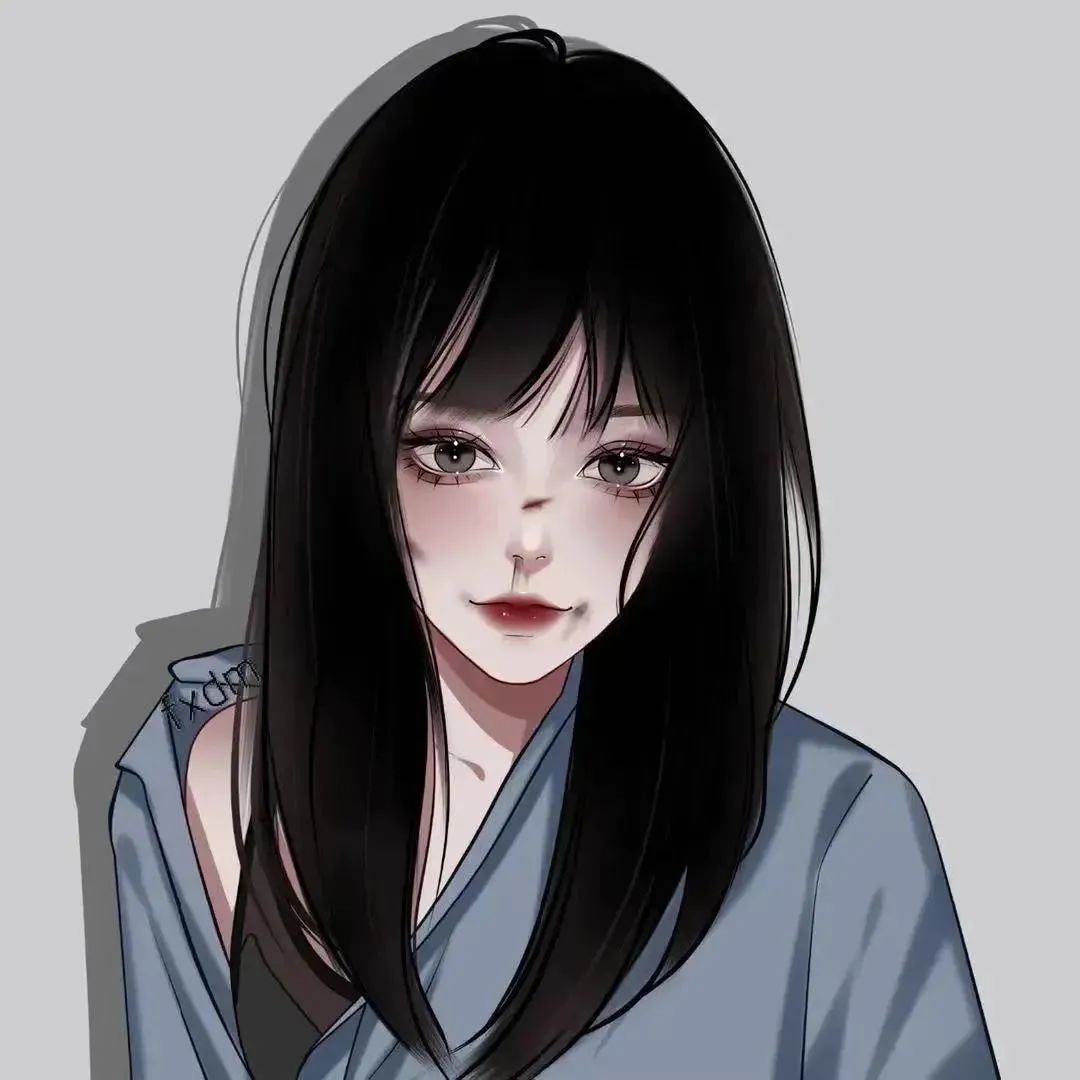 好看的动漫头像：靠边睡着的时候