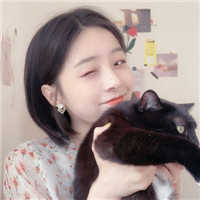 可爱短发女生网红头像