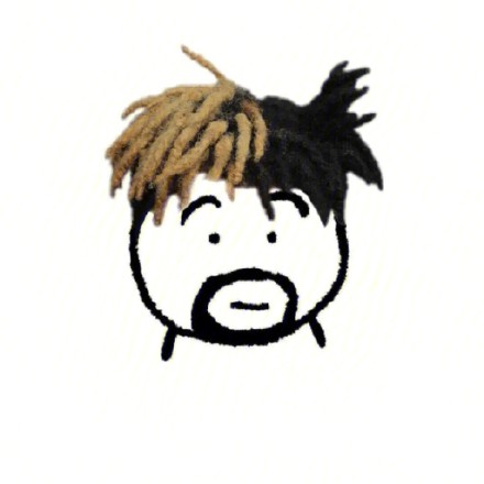 沙雕手绘简约大叔脸微信头像