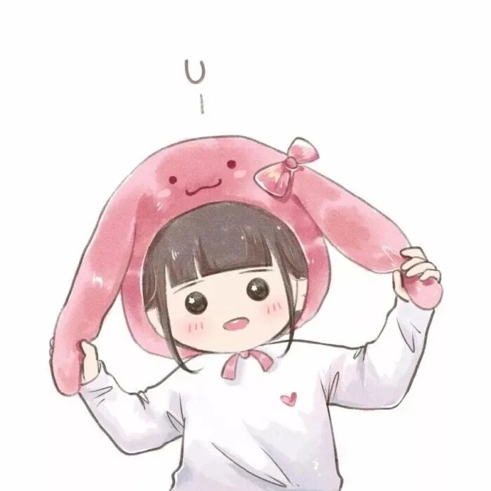 二次元卡通情侣微信头像