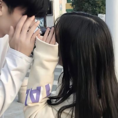 不露脸的情侣头像