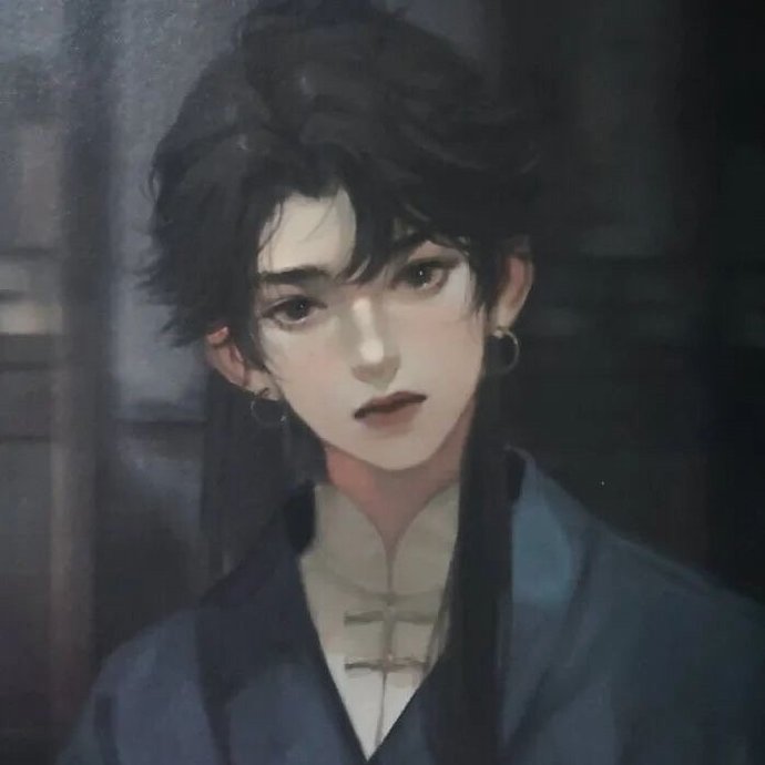 高冷帅气绝美侧颜男生头像