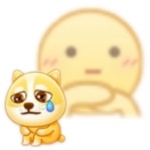 表面的你和内心的你emoji微信表情包