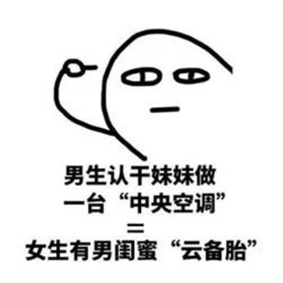 男生女生互怼微信表情包