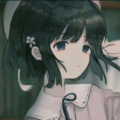 唯美二次元温柔女孩微信头像