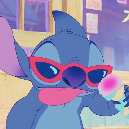 蓝色小怪物史迪仔微信头像