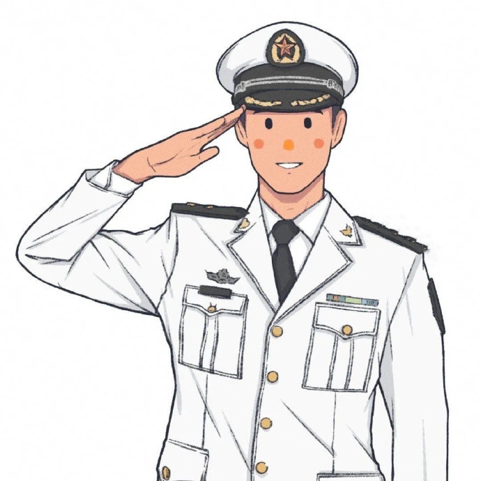 超帅的伟大职业手绘微信头像
