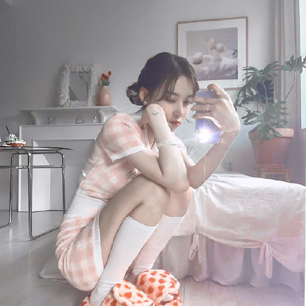 甜美女孩金玟庭微信头像