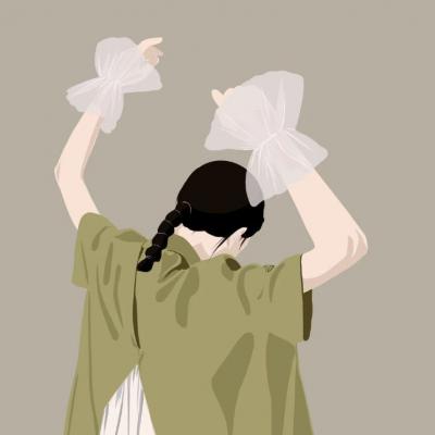 俏皮卡通动漫情侣头像