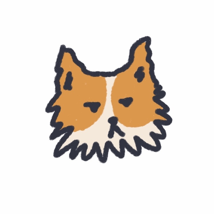 手绘憨憨的沙雕微信头像