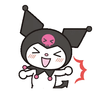 女孩子都爱用的可爱库洛米动态微信表情包