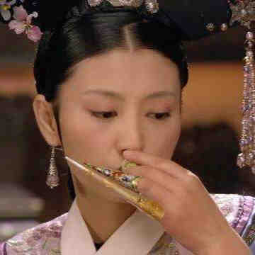 《甄嬛传》娘娘们喝茶微信表情包