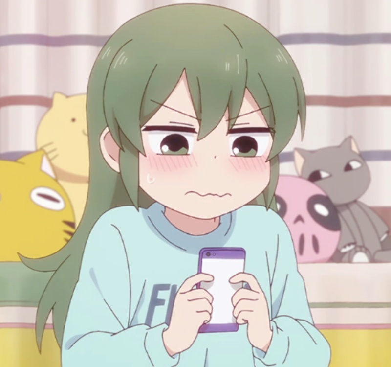 《关于前辈烦人的事！》五十岚双叶可爱微信头像