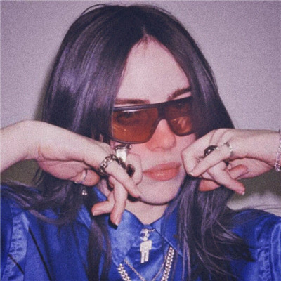 真人欧美风好看到爆的蓝色系头像