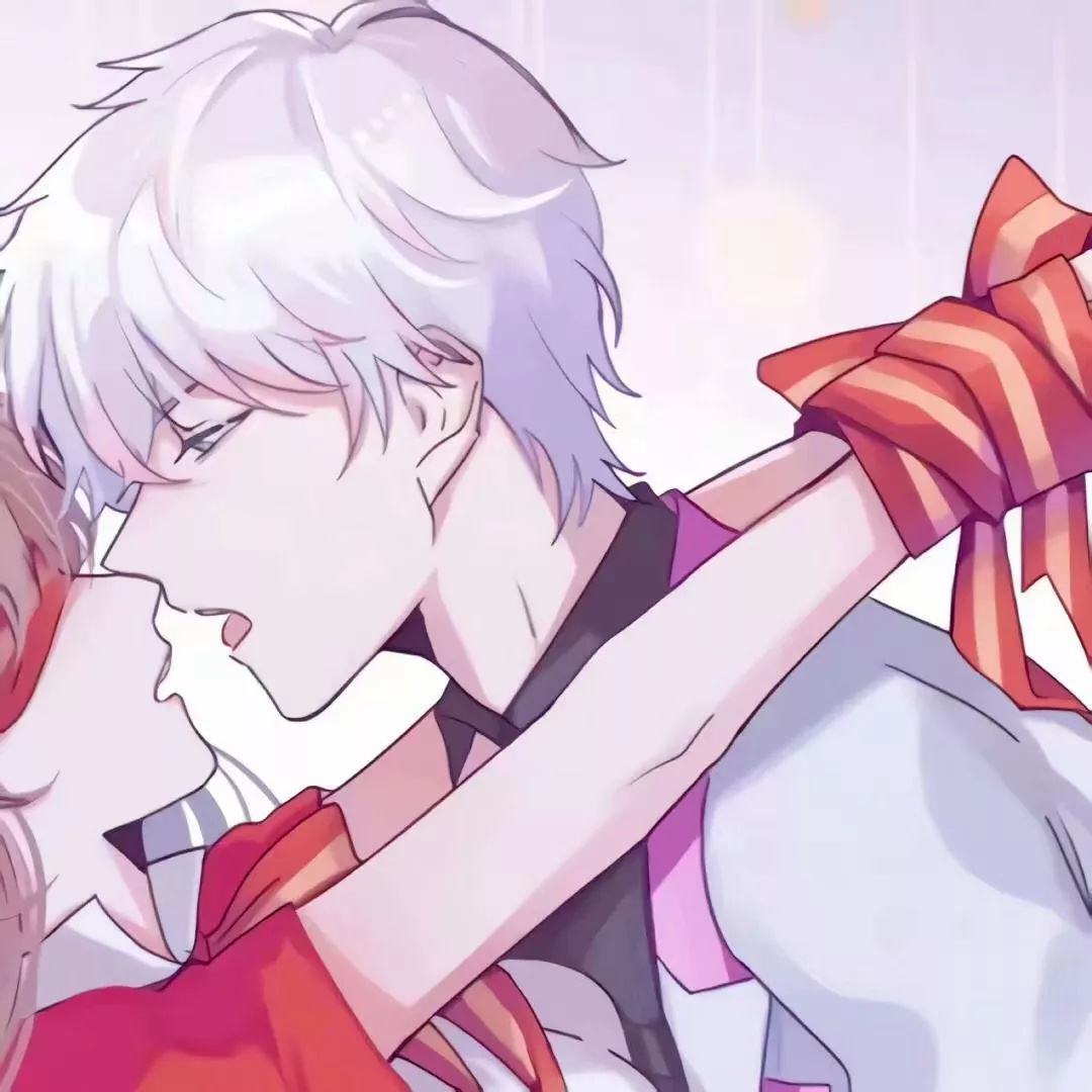 甜甜的动漫情侣微信头像