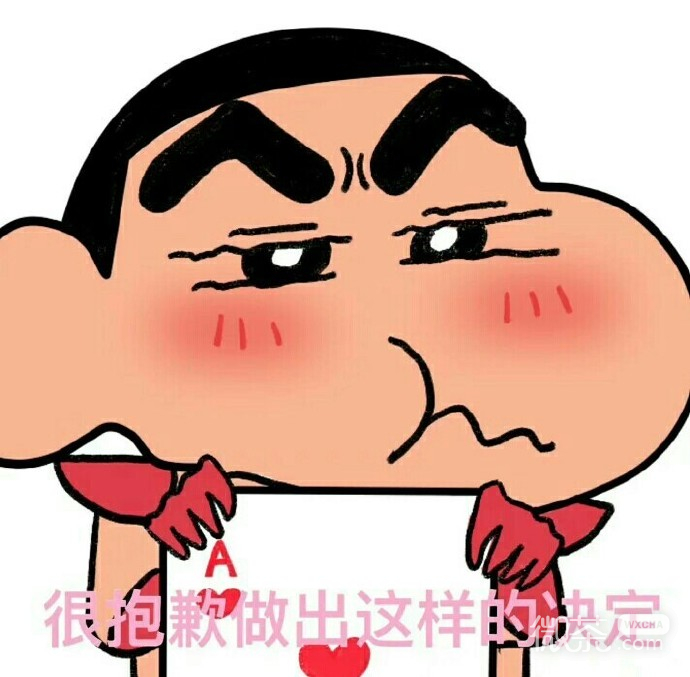 蜡笔小新版套路男朋友的微信表情包