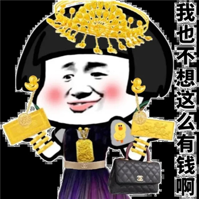 超级好笑的炫富表情包