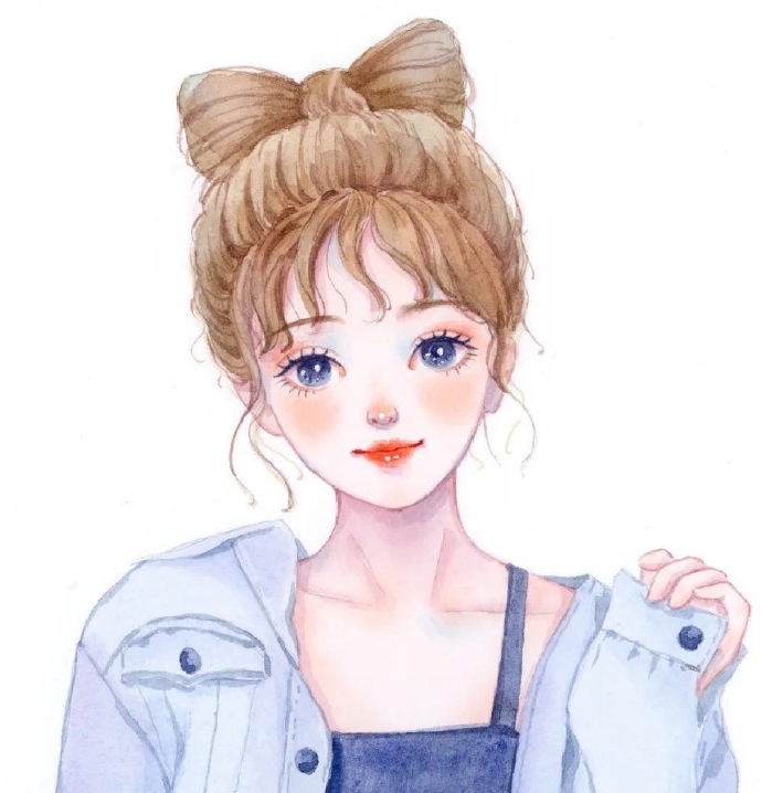 Q版真人手工彩绘个性微信头像