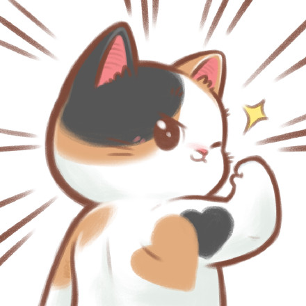 超棒的卡通猫猫微信头像