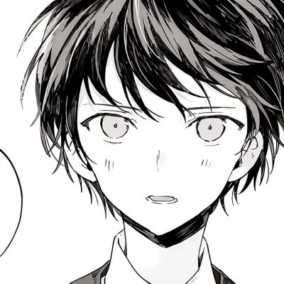 伤感丧系的黑白动漫男生头像