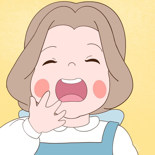 胖胖的迪士尼公主们打哈欠微信头像