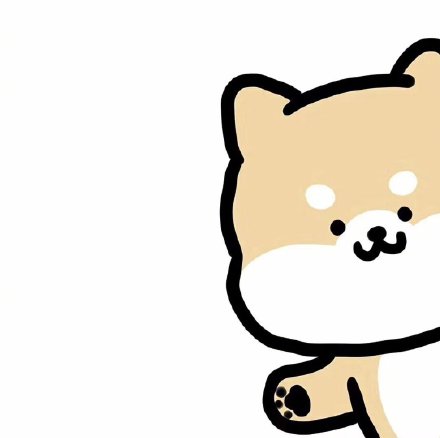 手绘可爱小动物向人打招呼可爱微信头像