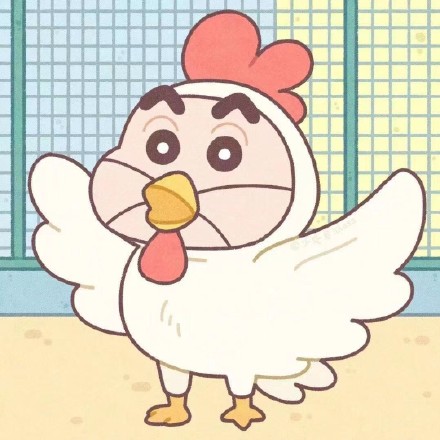 手绘蜡笔小新微信头像