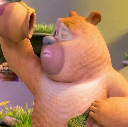 《熊出没》小时候的熊大熊二可爱微信头像