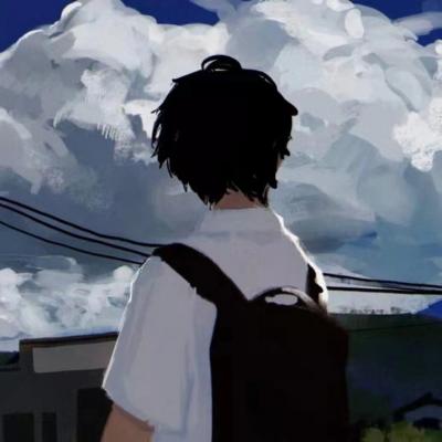 有意境的动漫二次元男生头像