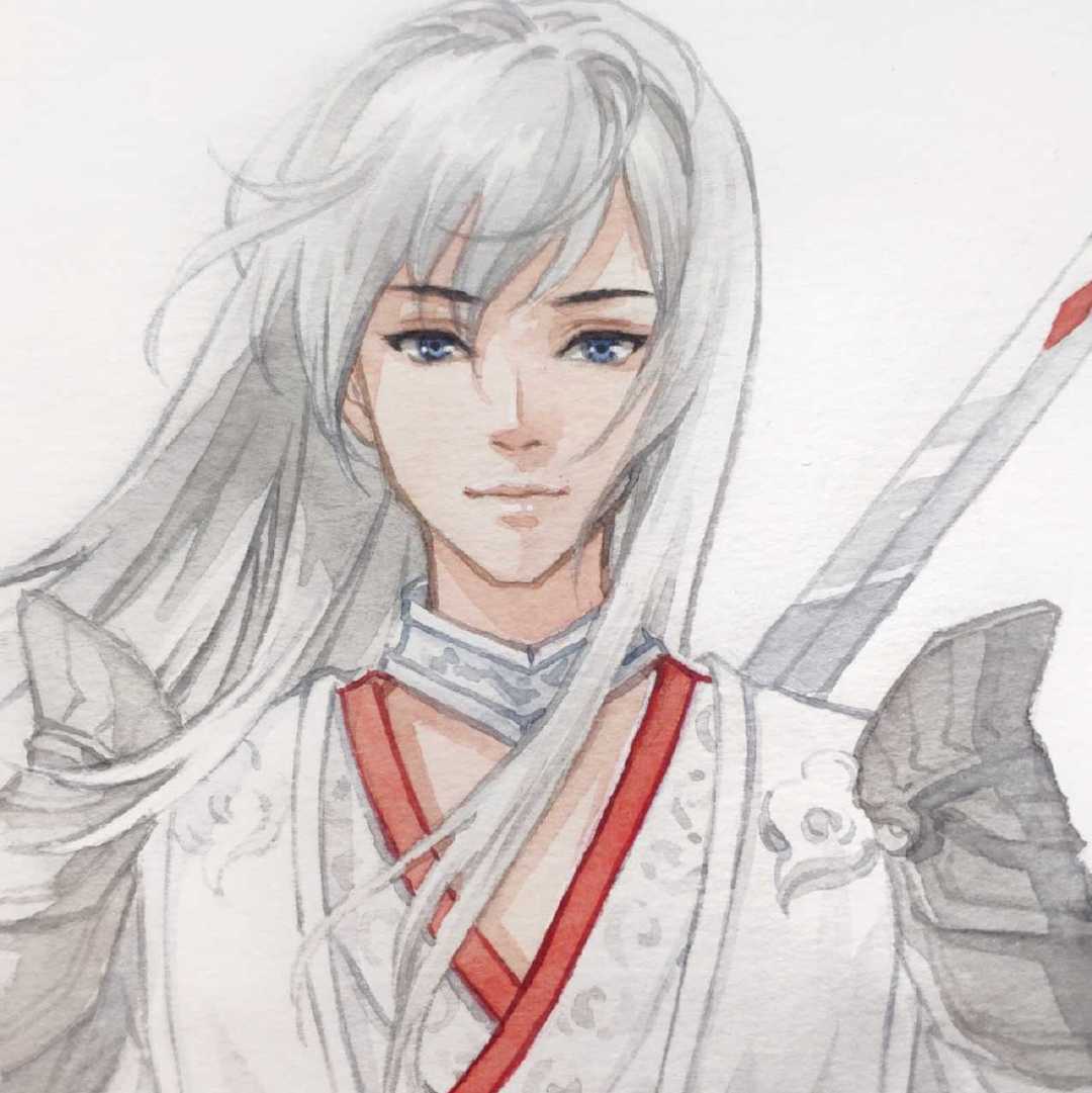 王者荣耀手绘情侣微信头像