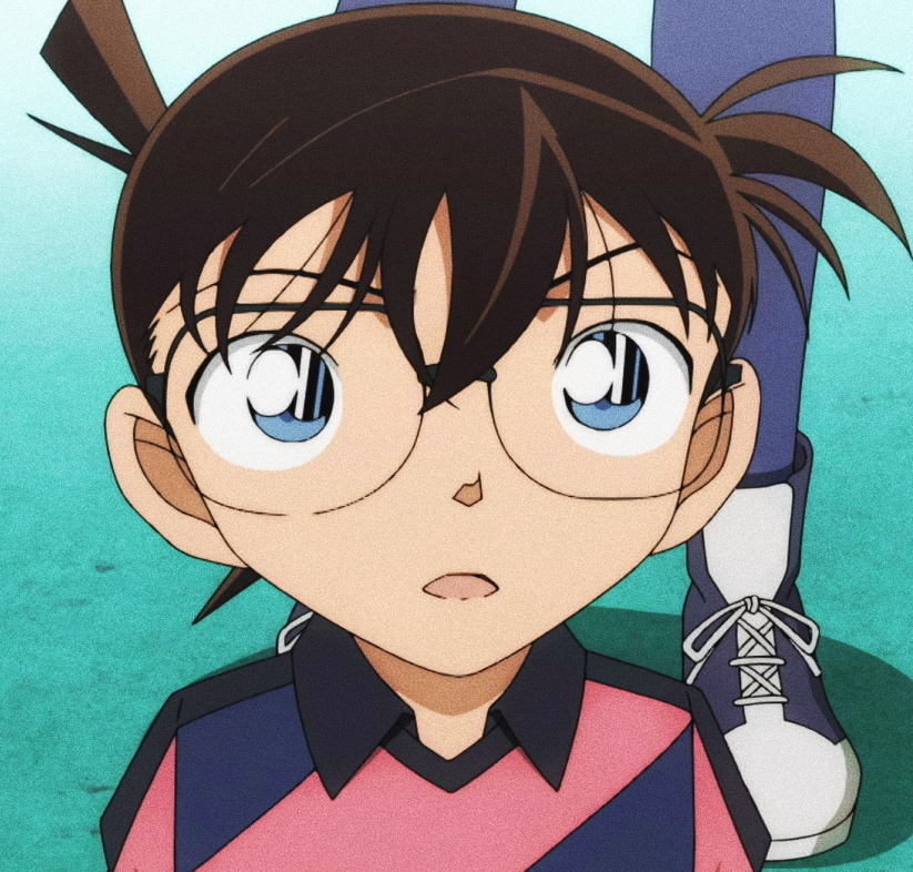 《名侦探柯南剧场版：第11名前锋》江户川柯南可爱微信头像