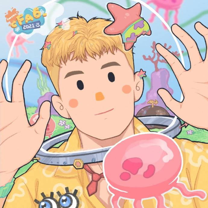 可爱男孩手绘可爱微信头像