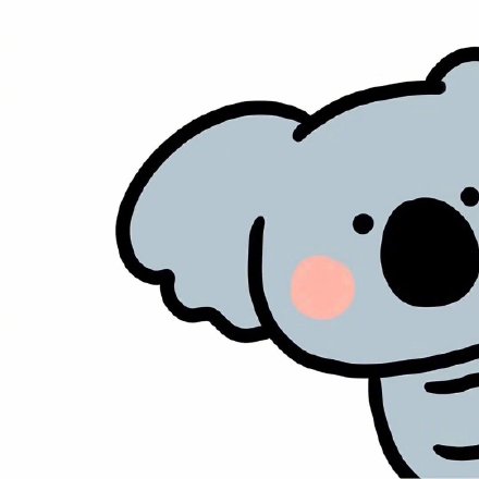 手绘可爱小动物向人打招呼可爱微信头像