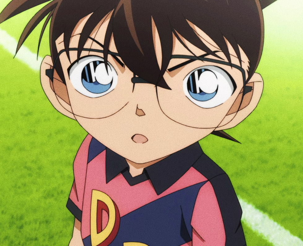 《名侦探柯南剧场版：第11名前锋》江户川柯南可爱微信头像