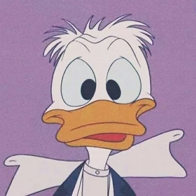 恶搞唐老鸭的卡通微信头像
