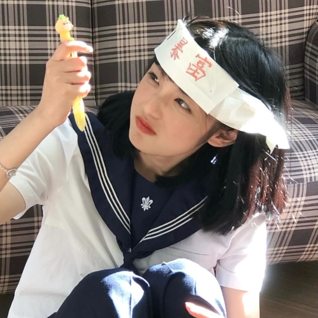 甜美女孩吴抒洋暴富微信头像