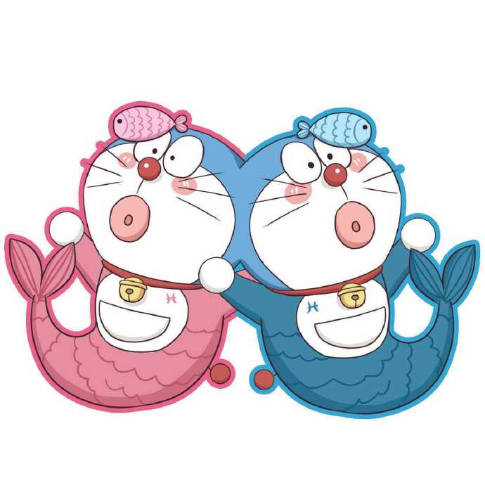 12星座的哆啦A梦蓝胖子可爱头像