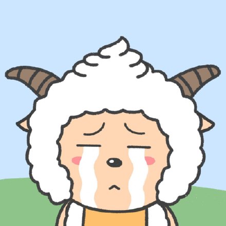 手绘懒羊羊可爱微信头像