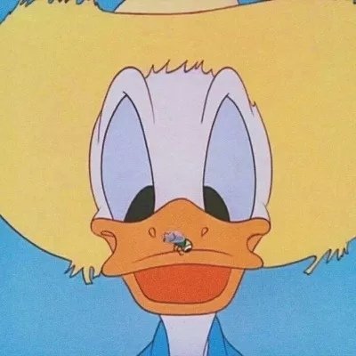 恶搞唐老鸭的卡通微信头像