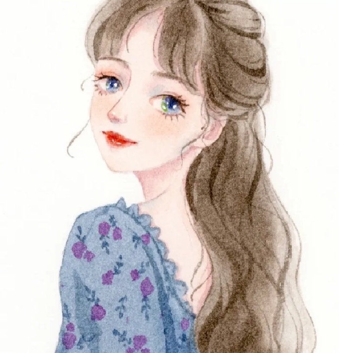 Q版真人手工彩绘个性微信头像