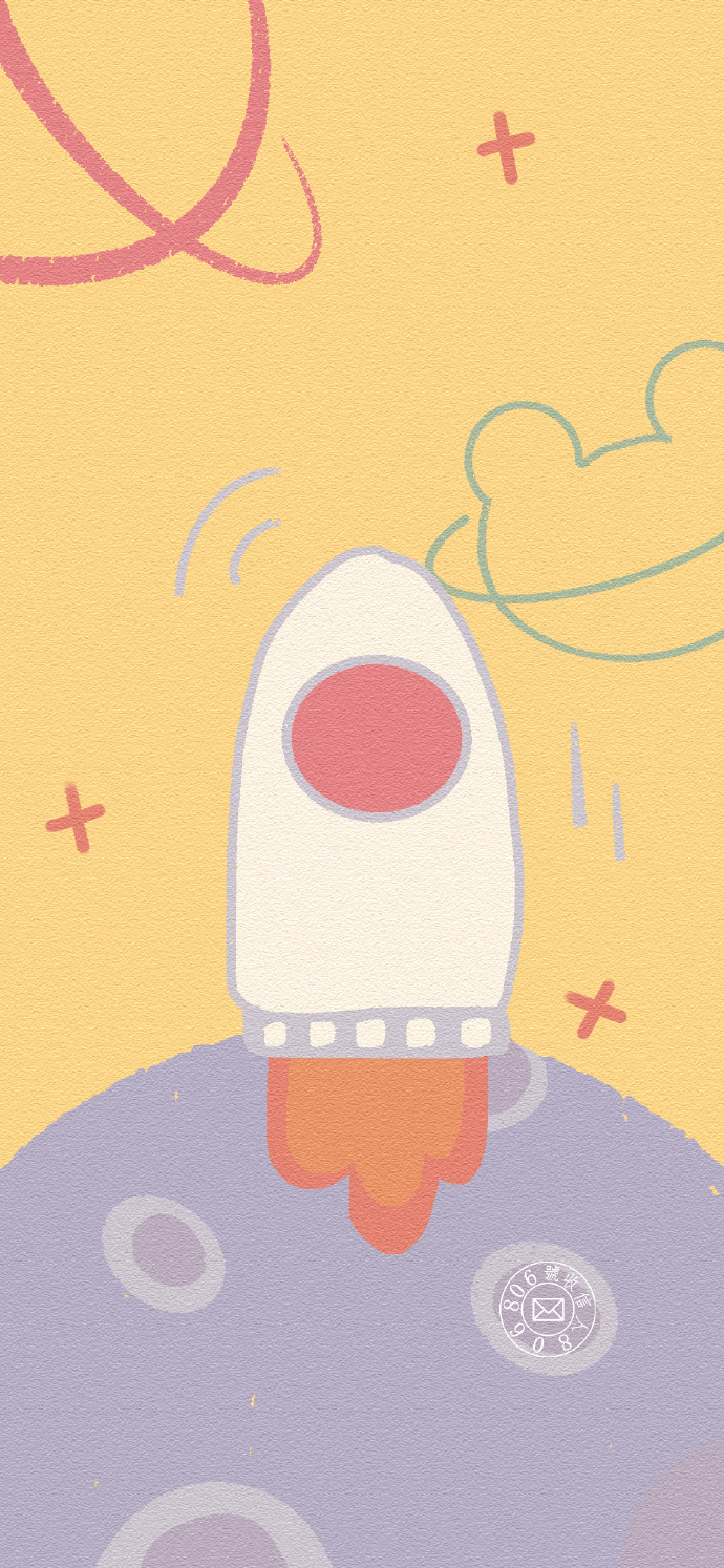 手绘卡通动画微信素材图片