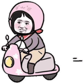 骑车开车的可爱动态微信表情包