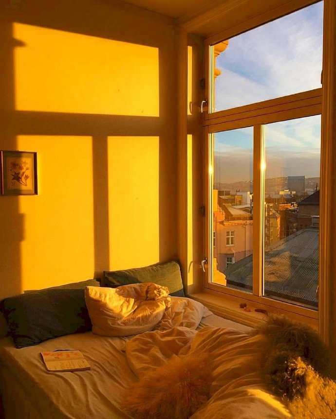 同色系唯美有意境的影子微信朋友圈背景图