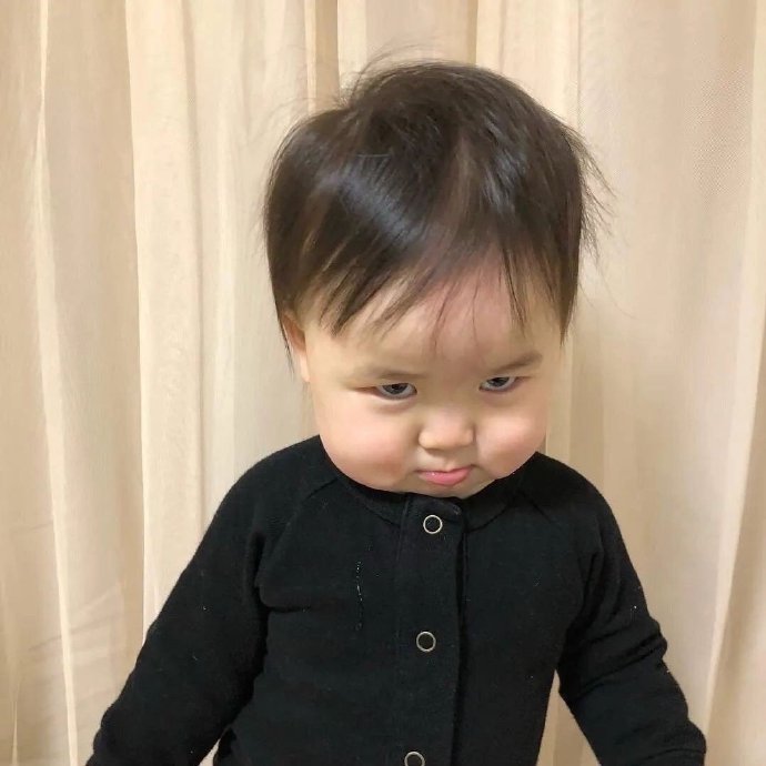 可爱呆萌萌娃微信头像