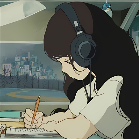 炫酷的女生动漫背景图