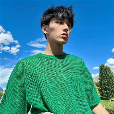 氛围感超级酷的精致男头