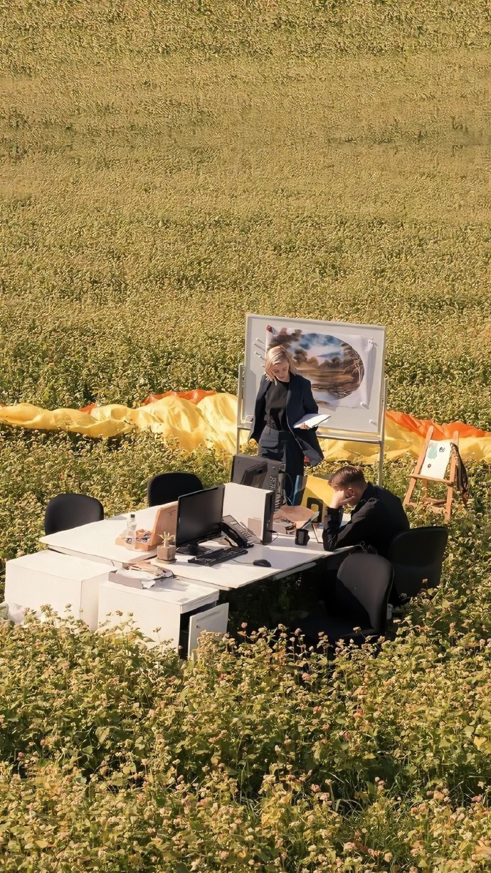 森系唯美意境微信聊天背景图