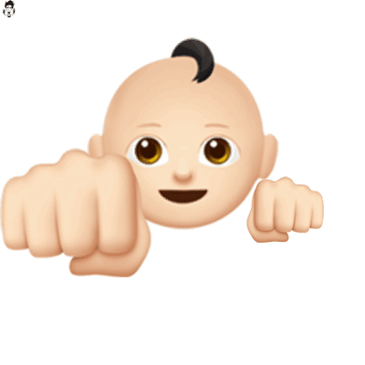 吃我一拳沙雕动态微信表情包